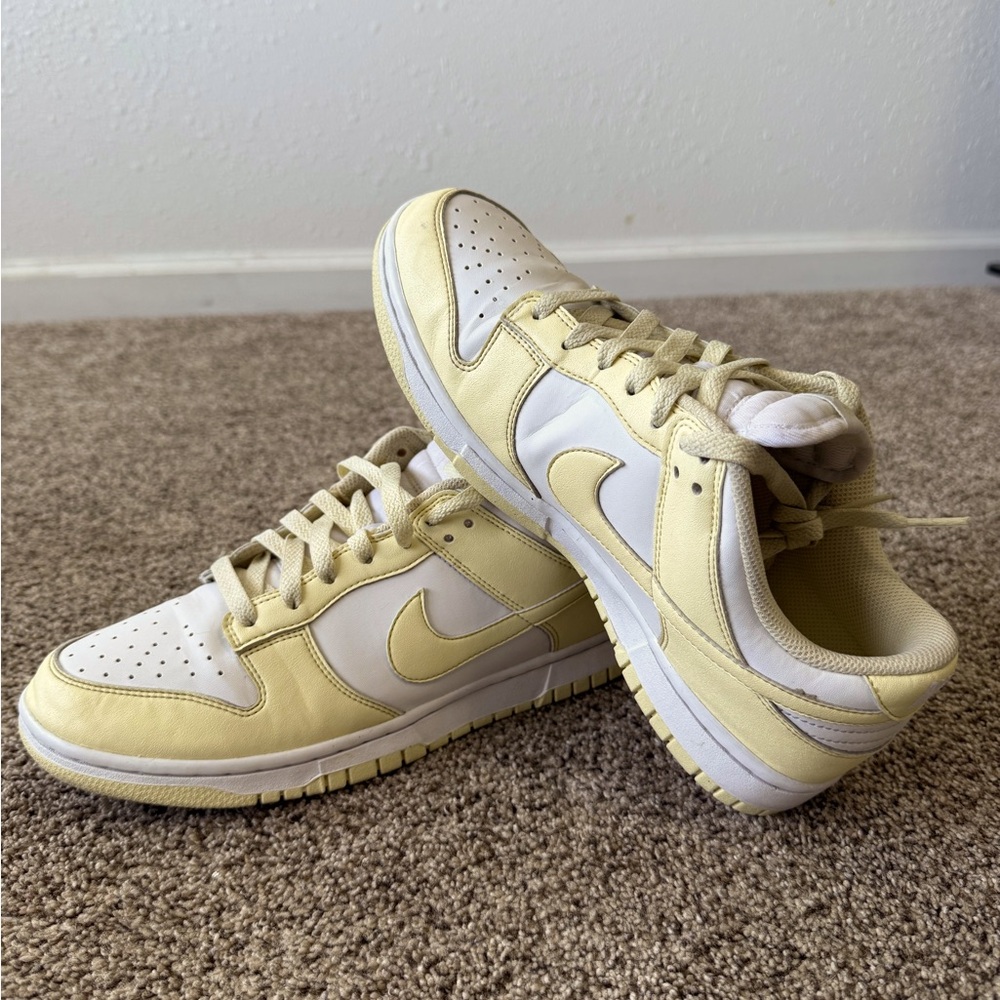Nike Dunk Low Lemon Twist White Yellow Sneakers